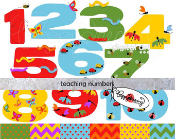 Popular items for number clipart 