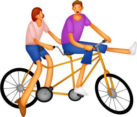 free clip art bicycle rider - photo #46