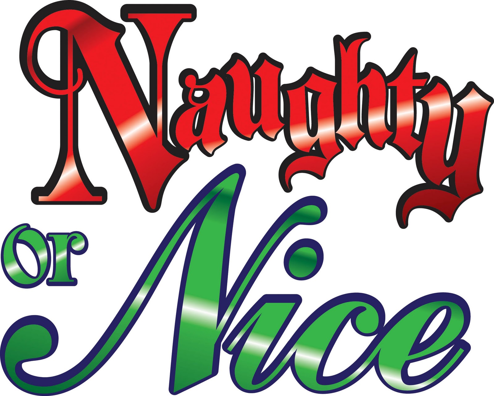 christmas clipart naughty or nice - Clip Art Library
