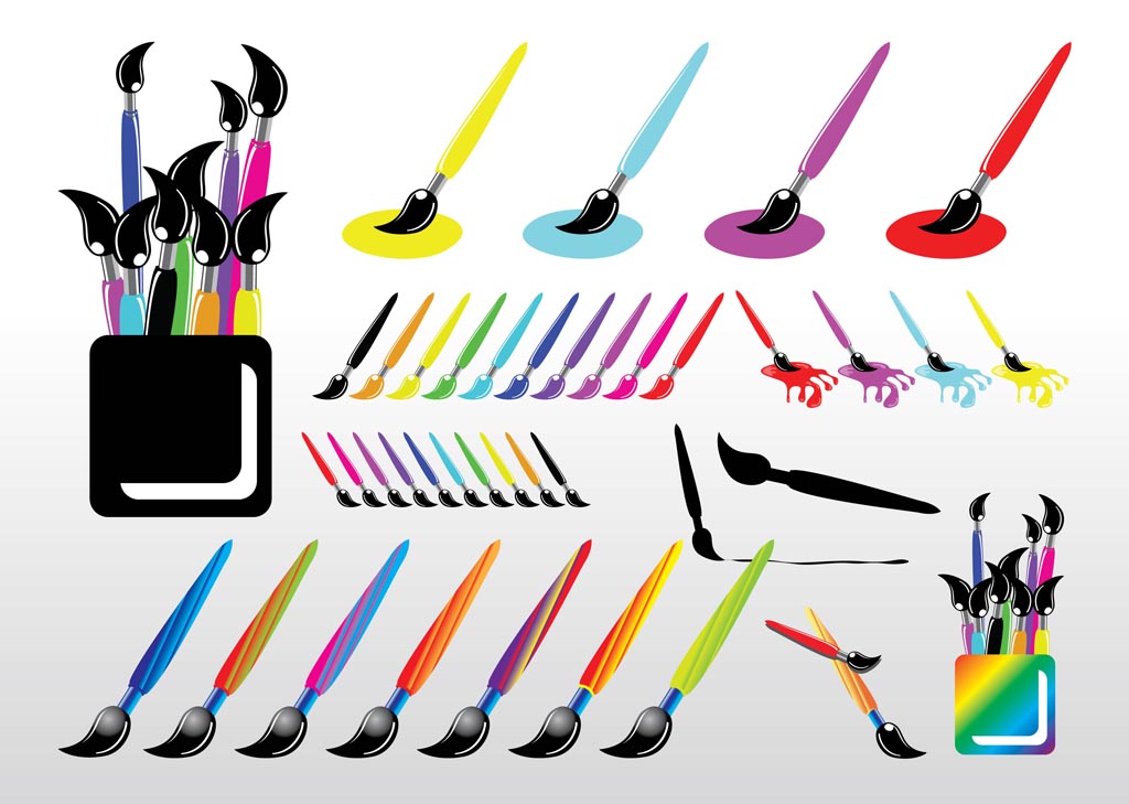 Free Paint brush Vectors