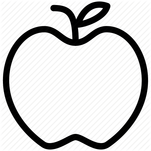apple outline clip art - photo #38