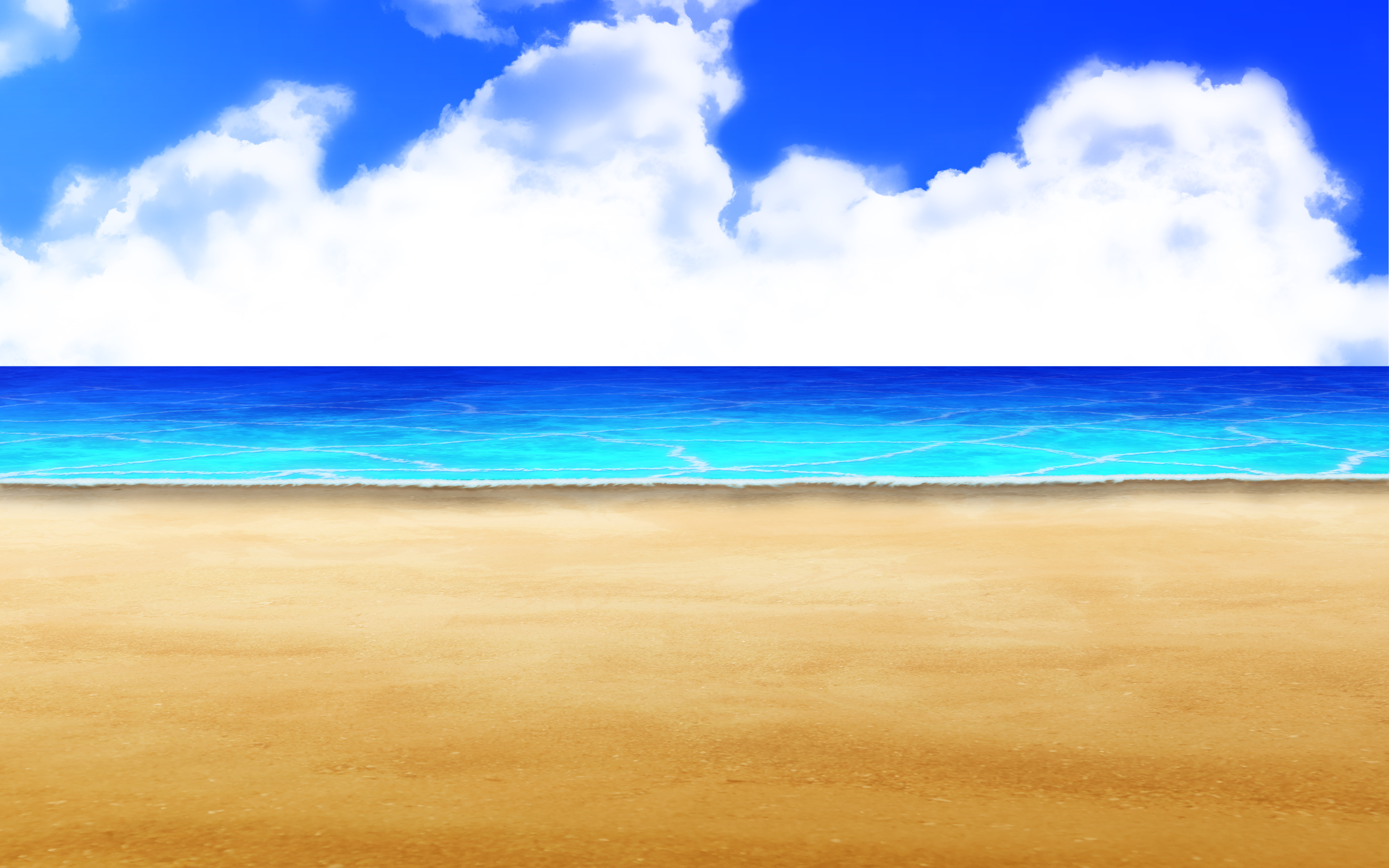 40+ High Resolution Anime Beach Background Background