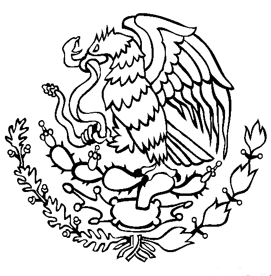Mexico Flag Coloring Page - Gallery