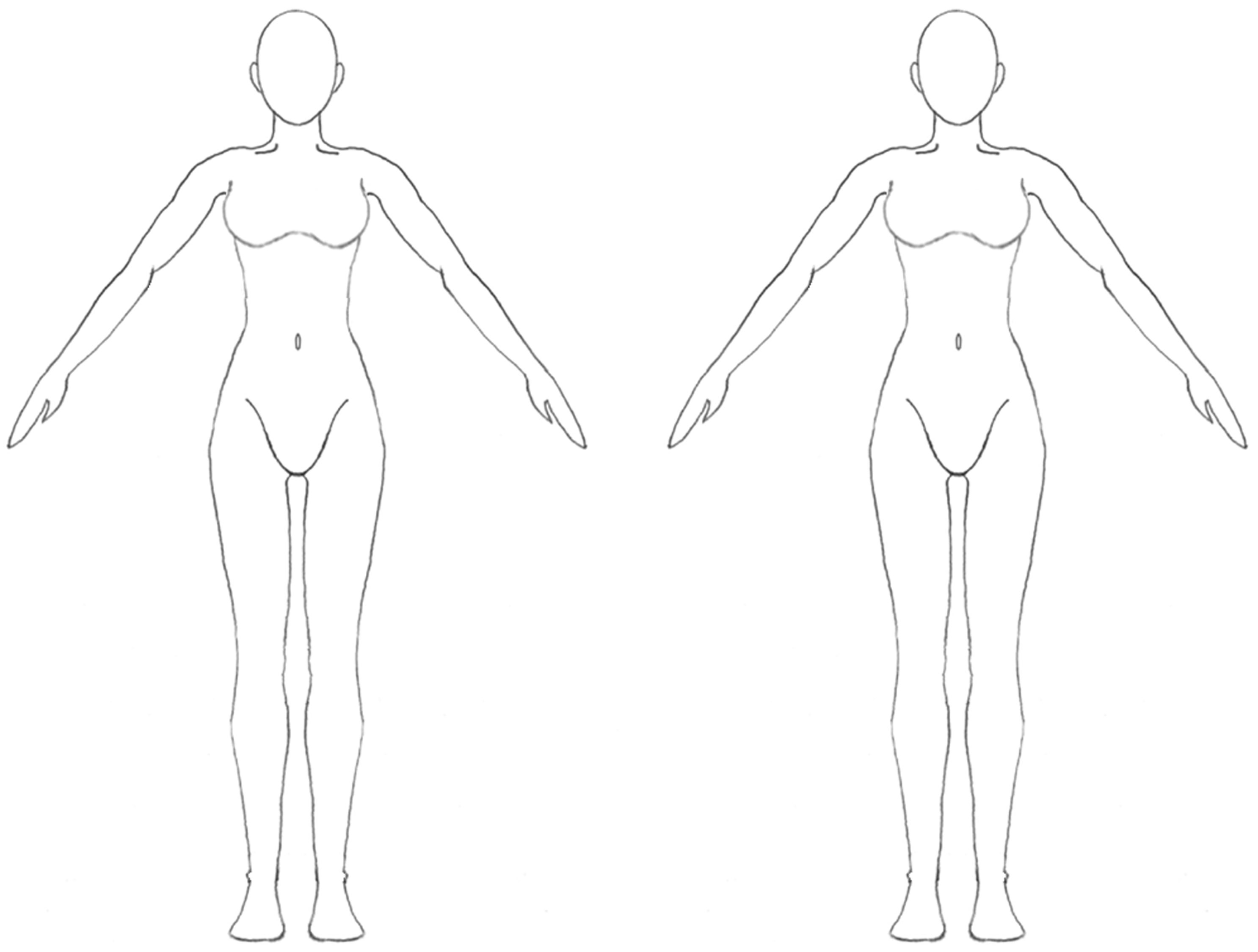 Free Blank Body, Download Free Blank Body png images, Free Throughout Blank Body Map Template