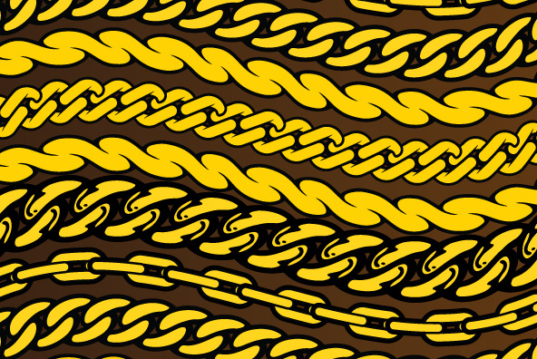 Gold Chain Link Vector - Gallery