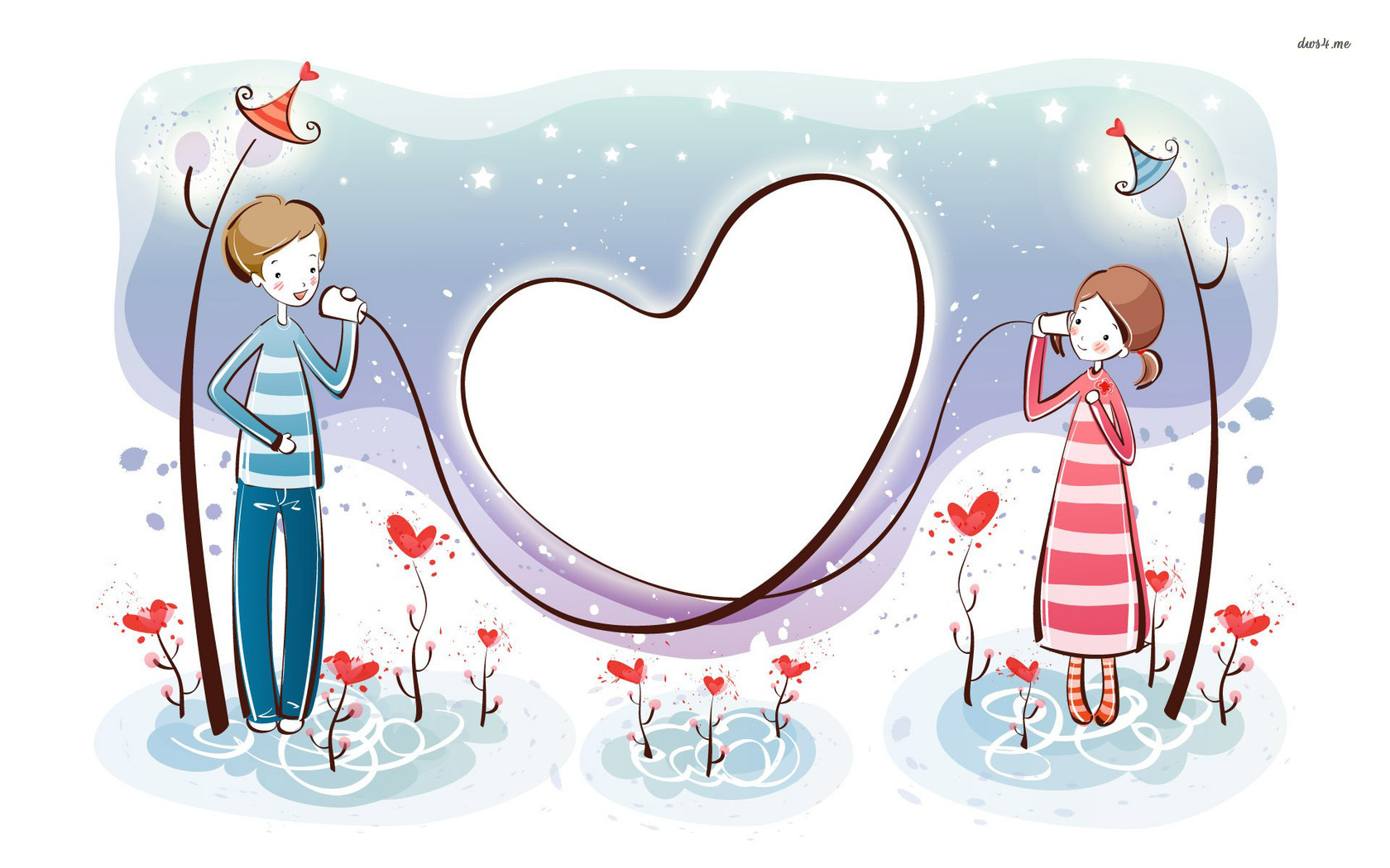 love happy new year couple - Clip Art Library