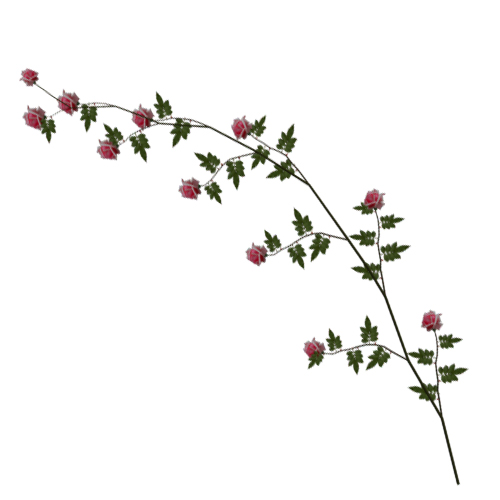 Clipart library: More Like Pink Rose Vines by TexelGirl-Stock