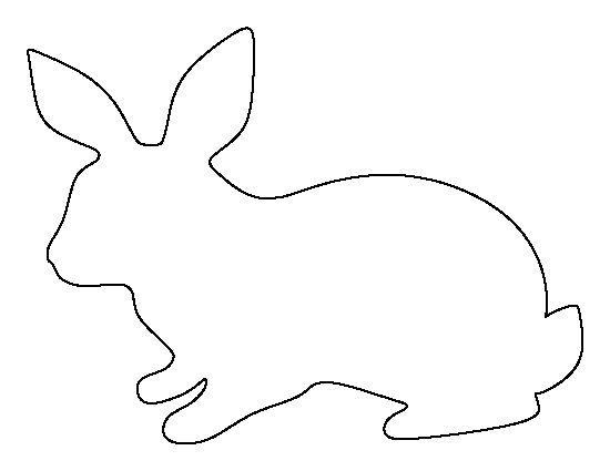 printable bunny template