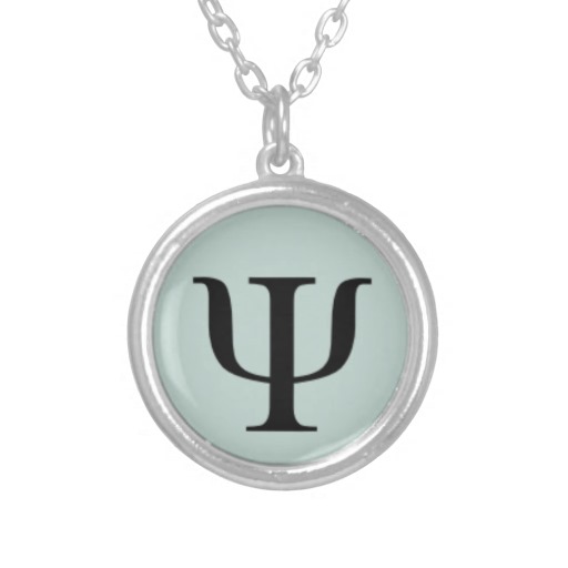 Classic Psychology Symbol Necklace | Zazzle