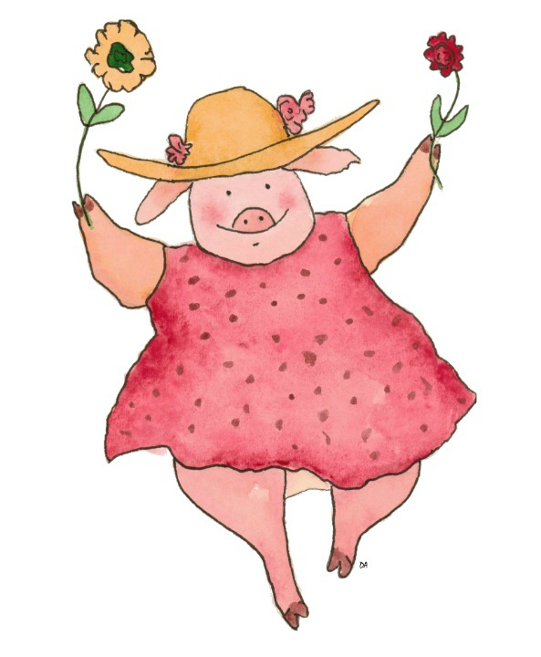 Penelope Pig | Adamsart
