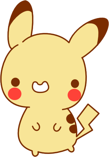 Kawaii Pikachu Vector by KungPowCREATIONS on Clipart library