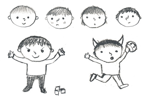 PIZZOLILAND: More drawings of kids!