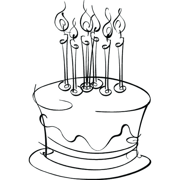 Free Birthday Cake Drawing Download Free Clip Art Free Clip Art On Clipart Library