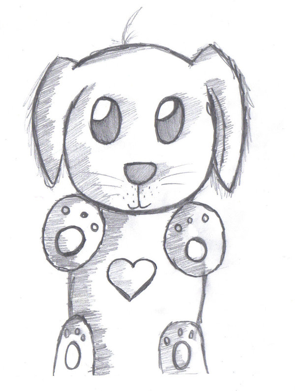 draw anime dog cute - Clip Art Library
