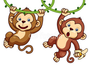 monkeys cartoon - Clip Art Library