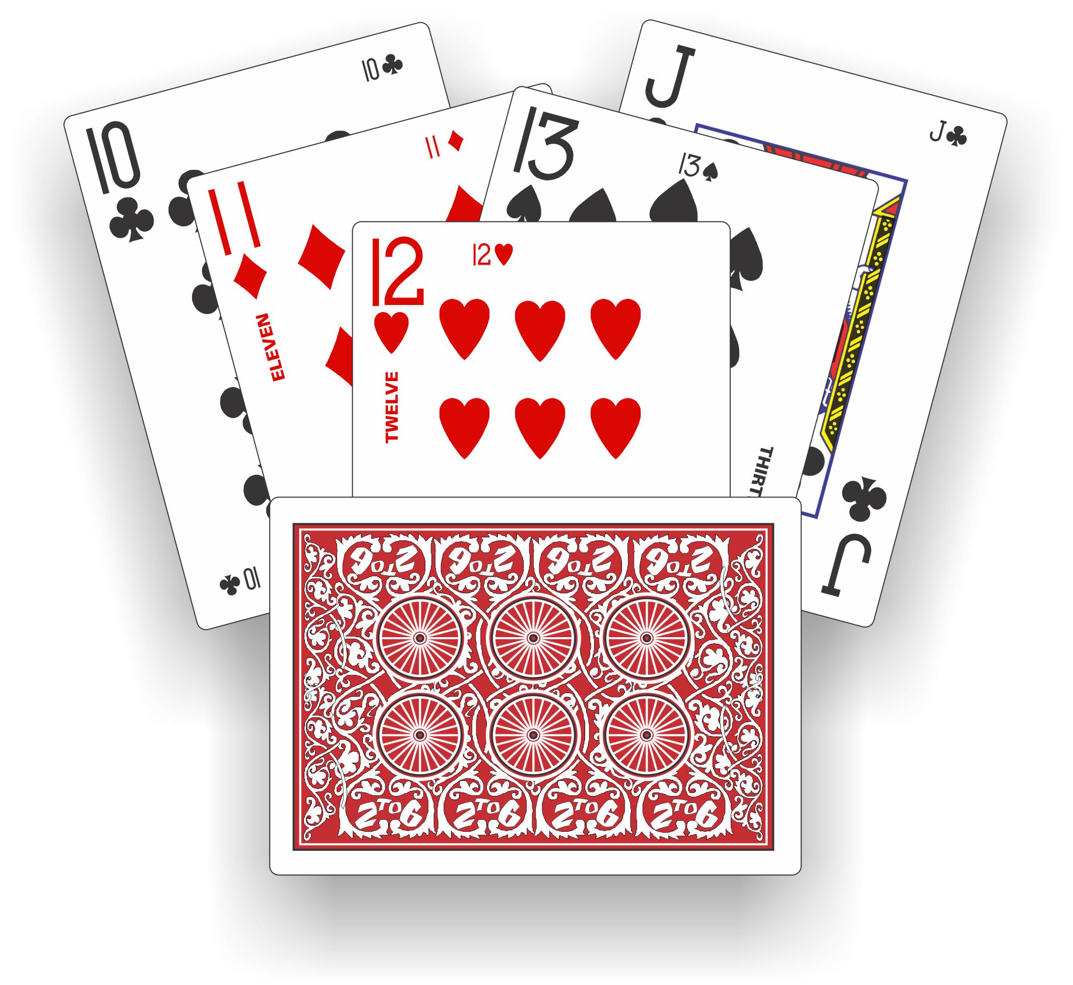 Standard Deck Of Cards 52 Clip Art Library