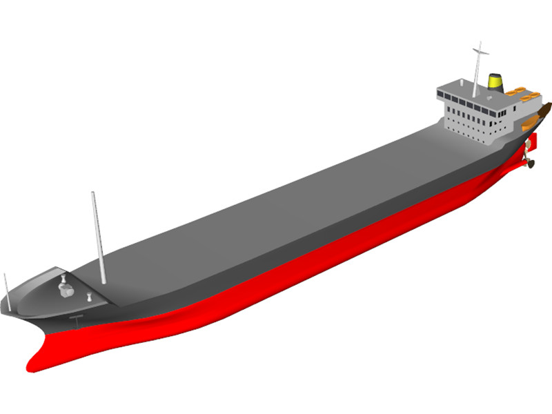 Cargo Ship 3D Model Download | 3D CAD Browser