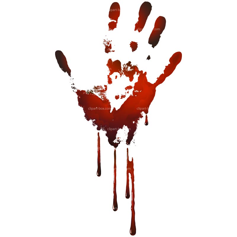 Bloody Handprint Png Clipart