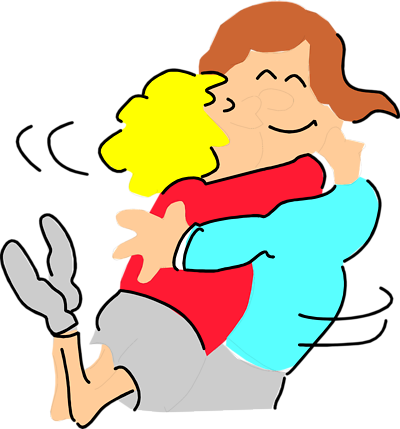 Two People Hugging Cartoon Images  Pictures - Becuo