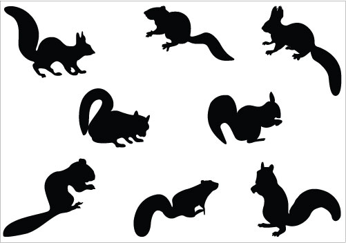 Squirrel Silhouette Clip Art - Clipart library