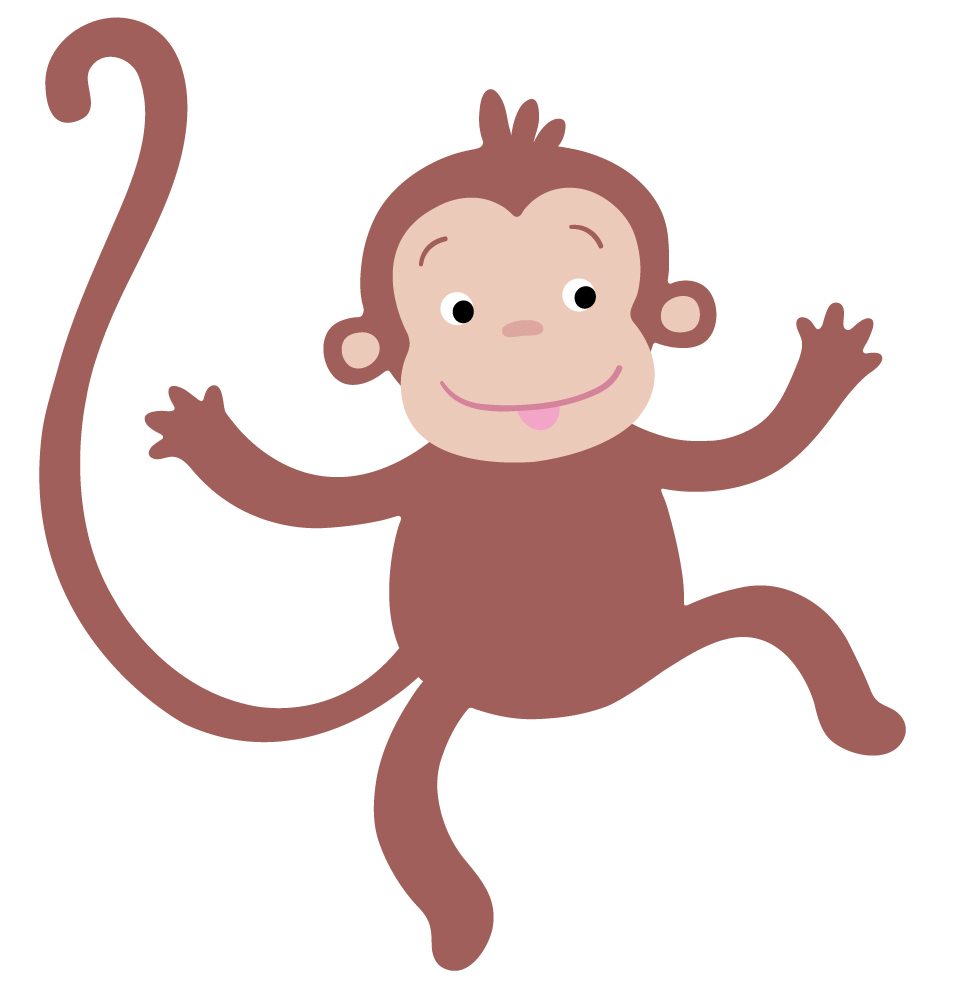 Hanging Baby Monkey Template Images  Pictures - Becuo