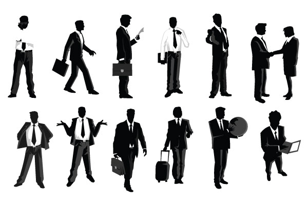 Best of, Free Vector Business People Silhouette Packs - Tuts+ 