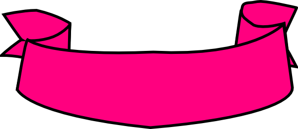 Ribbon Banner Pink clip art - vector clip art online, royalty free 