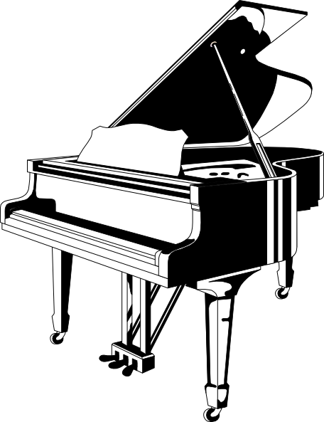 Grand Piano clip art - vector clip art online, royalty free 