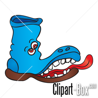 shoe with mouth cartoon - Clip Art Library