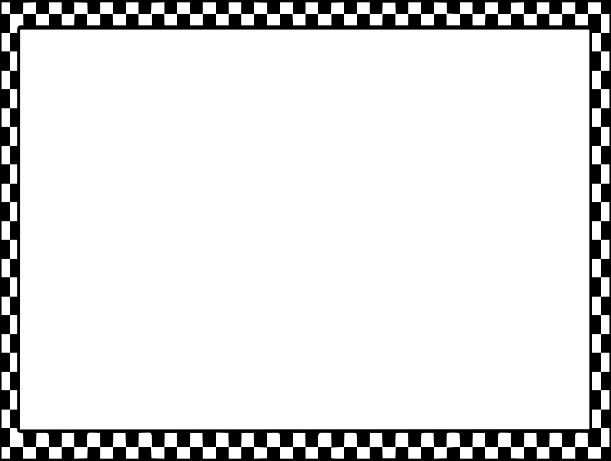 Black and White Checkered Border 2 Vector: AI and EPS Downloads