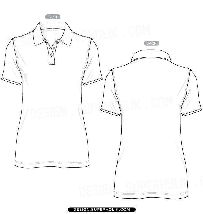 polo shirt layout