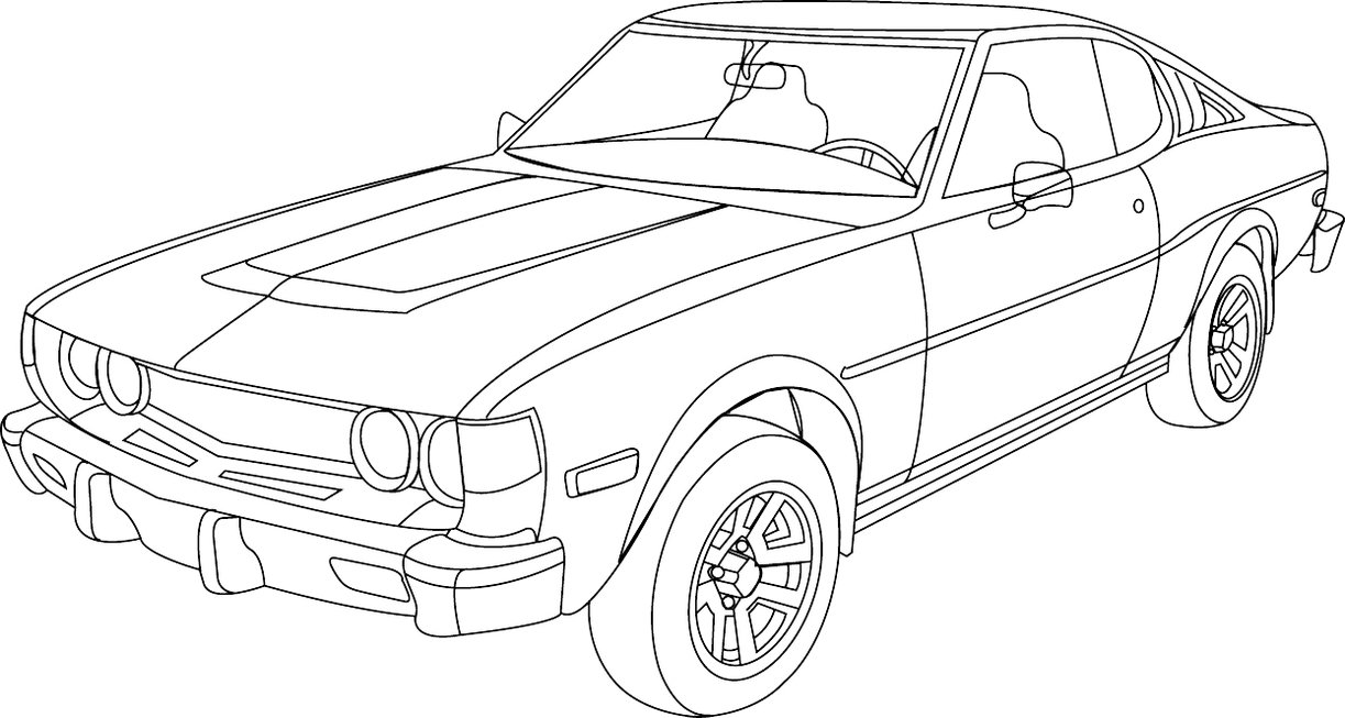Clip Arts Related To : acura car to color. view all Car Line Art). 