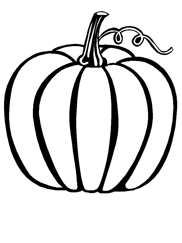 Pumpkin Line Drawing