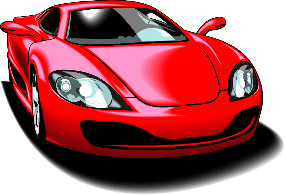 car illustration vector free download