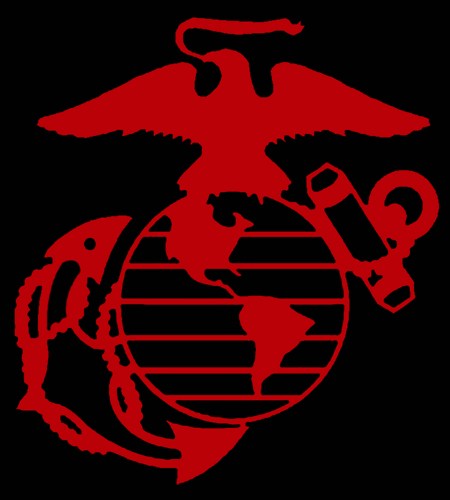 USMC Marine Corps Eagle Globe Anchor EGA Vinyl Decal Sticker 