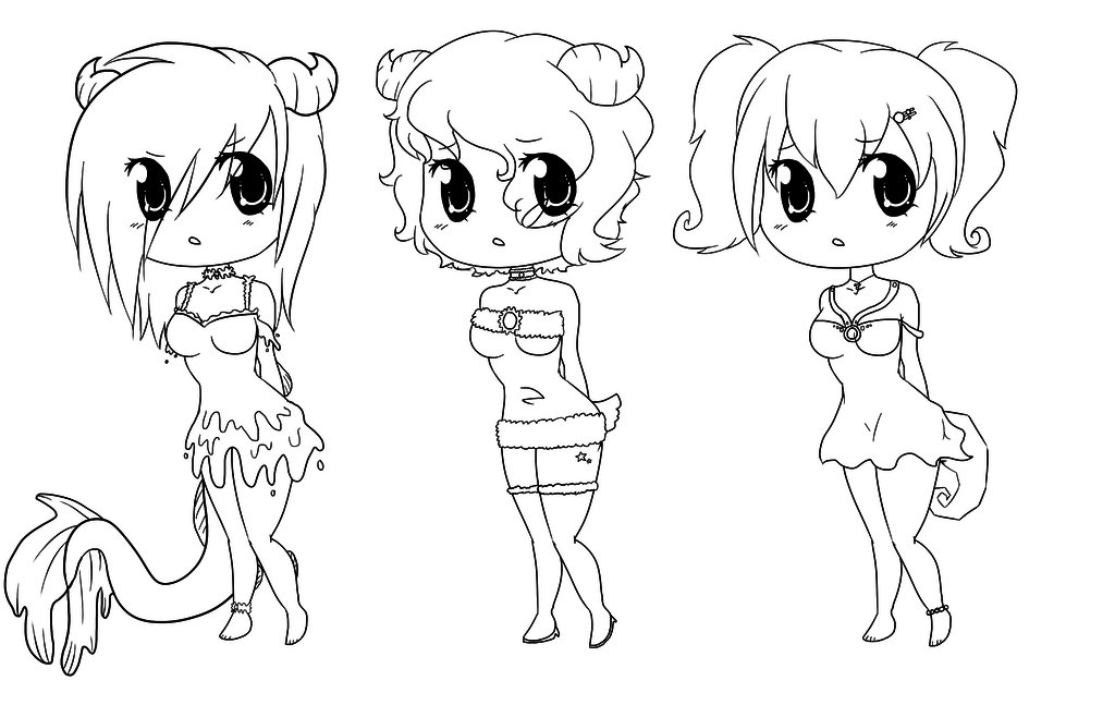 Chibi girl adopts by Yumi-Kitten on Clipart library