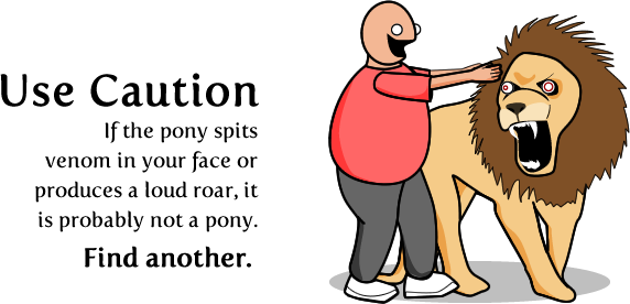 How to Ride a Pony - The Oatmeal
