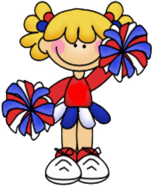 free animated clipart cheerleader - photo #34
