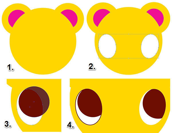 How to Vector Three Wise Teddy Bears Without the Pen Tool in 