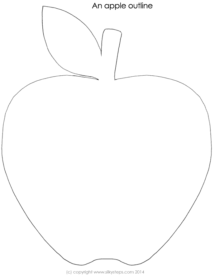 Free Apple Outline, Download Free Apple Outline png images, Free