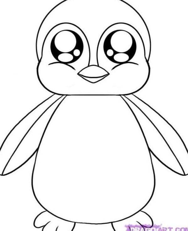 Cartoon Animals To Draw | Coloring Page