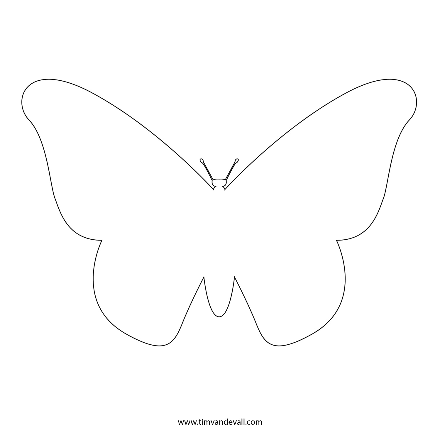 butterfly outline