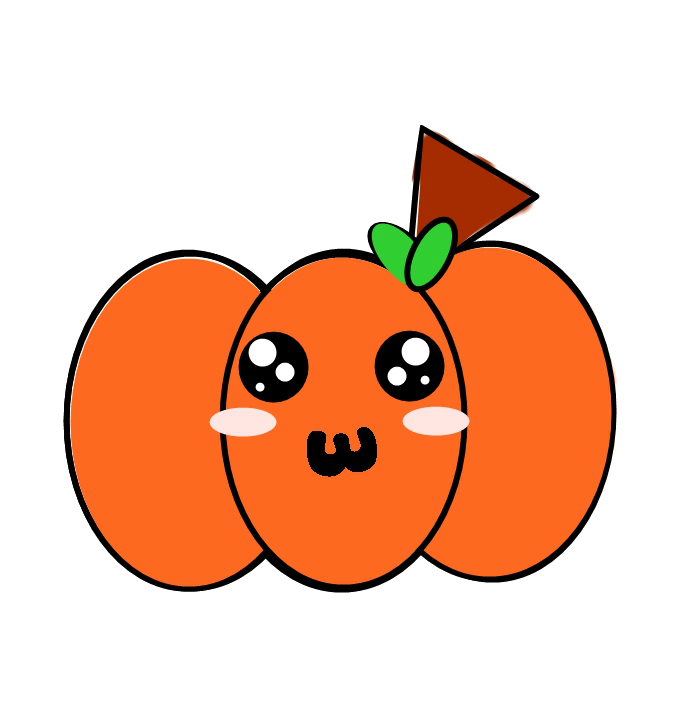 Calabaza Kawaii Png by Martui44 on Clipart library