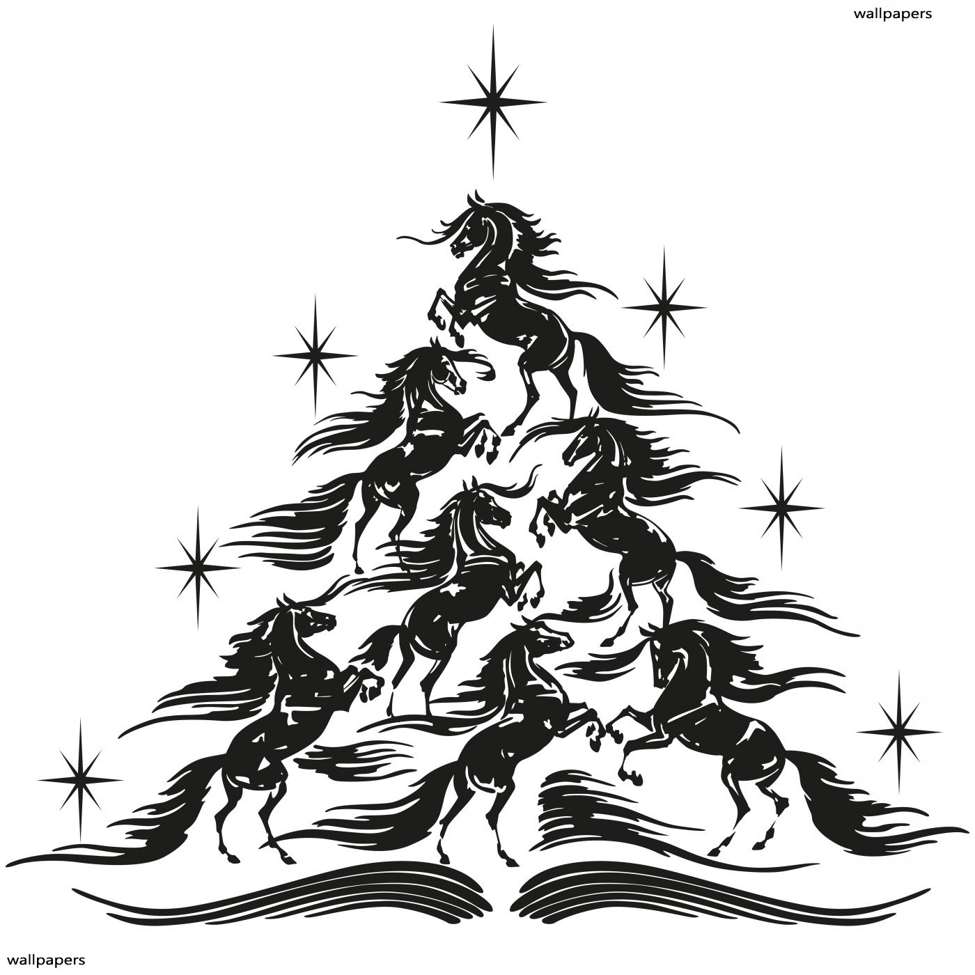 Free Christmas Tree Line Drawing, Download Free Clip Art, Free Clip Art on Clipart Library