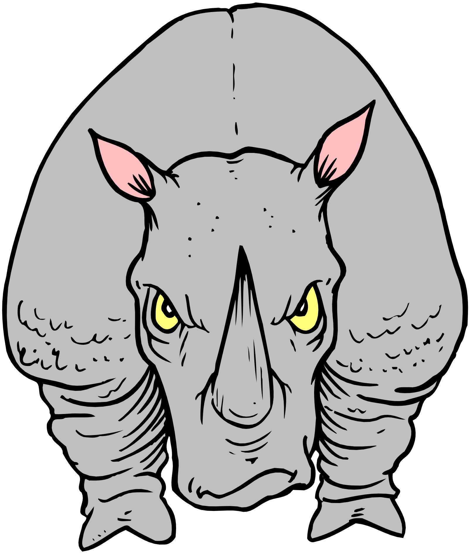Rhino Cartoon Character Images  Pictures - Becuo