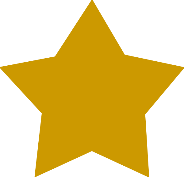 Shining Gold Star Clipart | Clipart library - Free Clipart Images