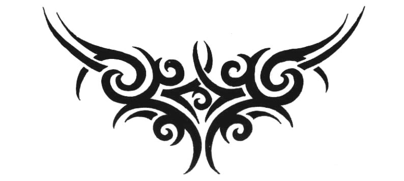 lower back tribal tattoo designs - Clip Art Library