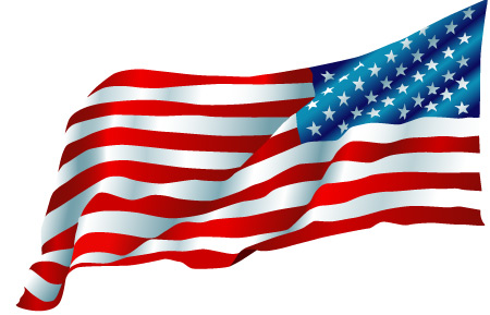 American Flag Waving Drawing - Gallery