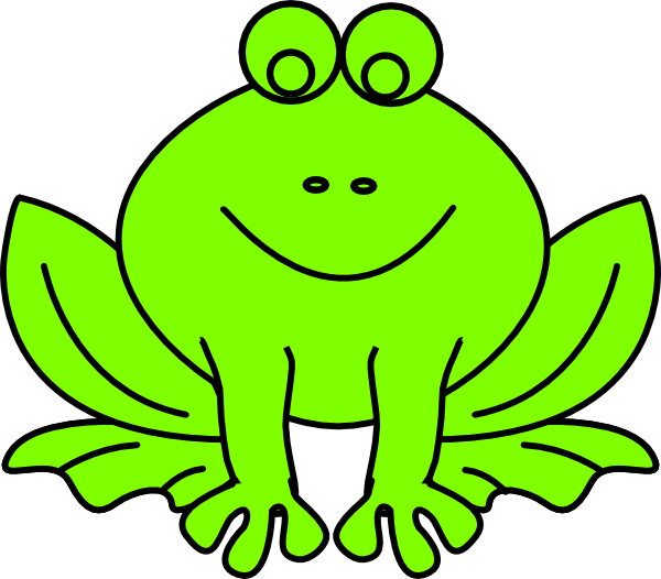Green Frog clip art - vector clip art online, royalty free 