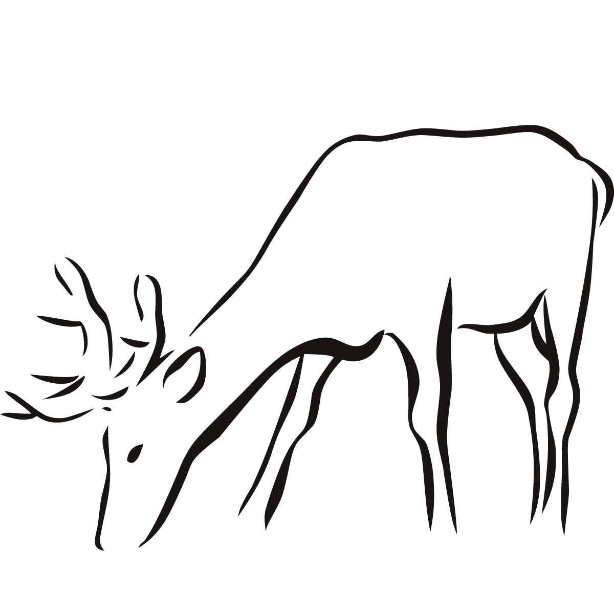 animal outline | Coloring Picture HD For Kids | 1200 